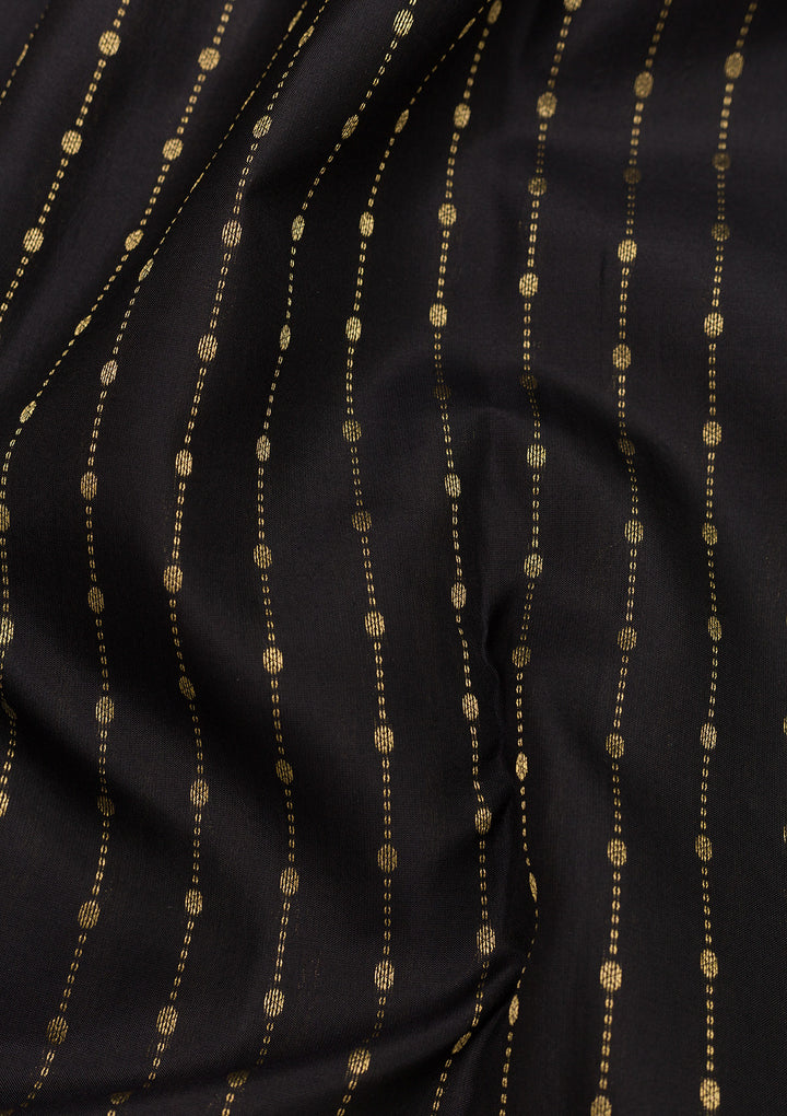Black Zariwork Banarasi Pure Silk Saree