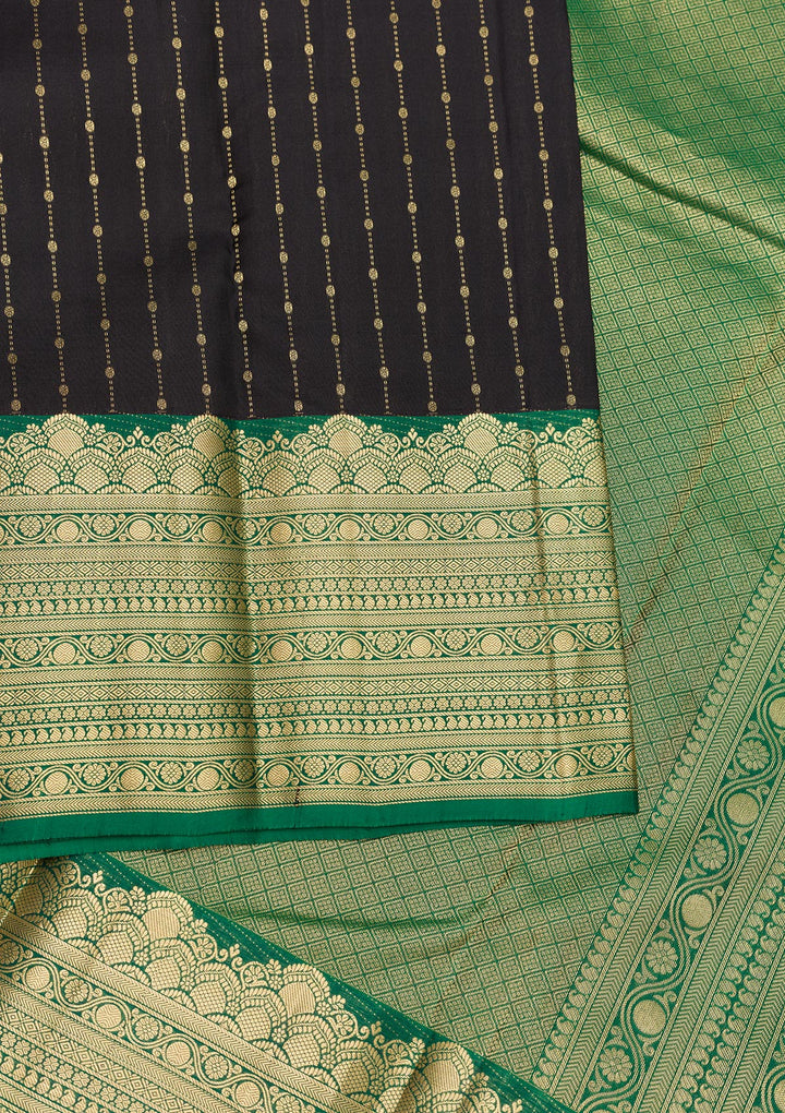 Black Zariwork Banarasi Pure Silk Saree