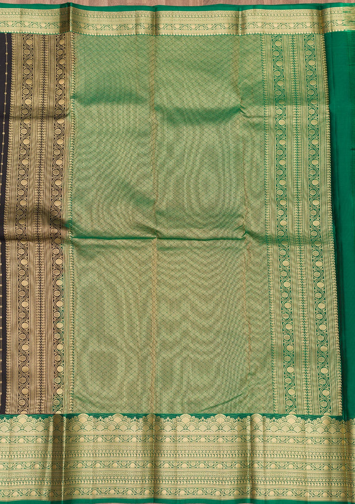 Black Zariwork Banarasi Pure Silk Saree