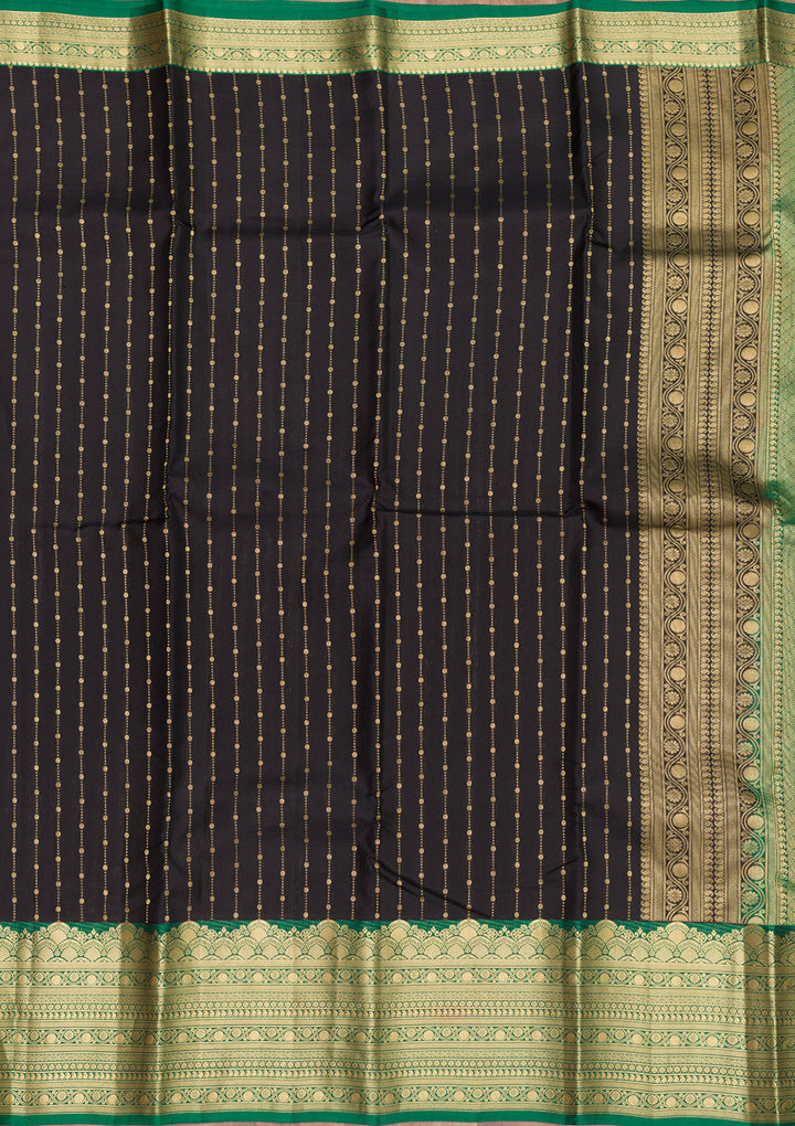 Black Zariwork Banarasi Pure Silk Saree