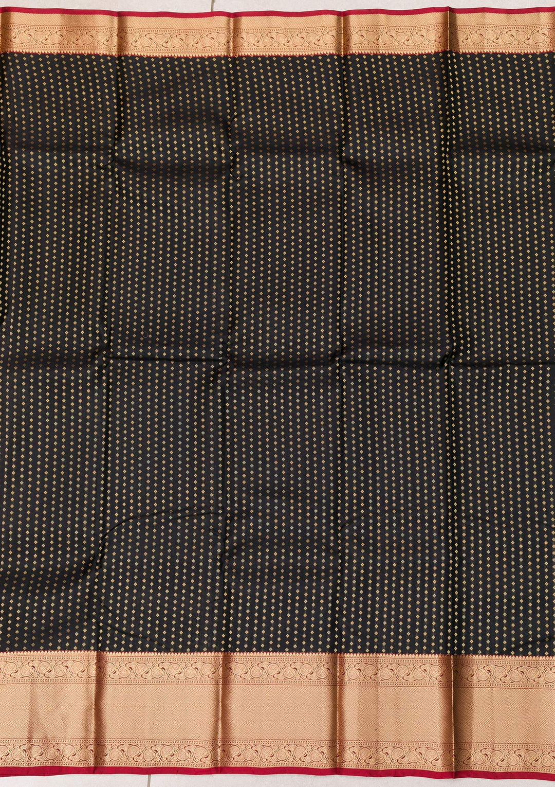 Black Zariwork Banarasi Pure Silk Saree
