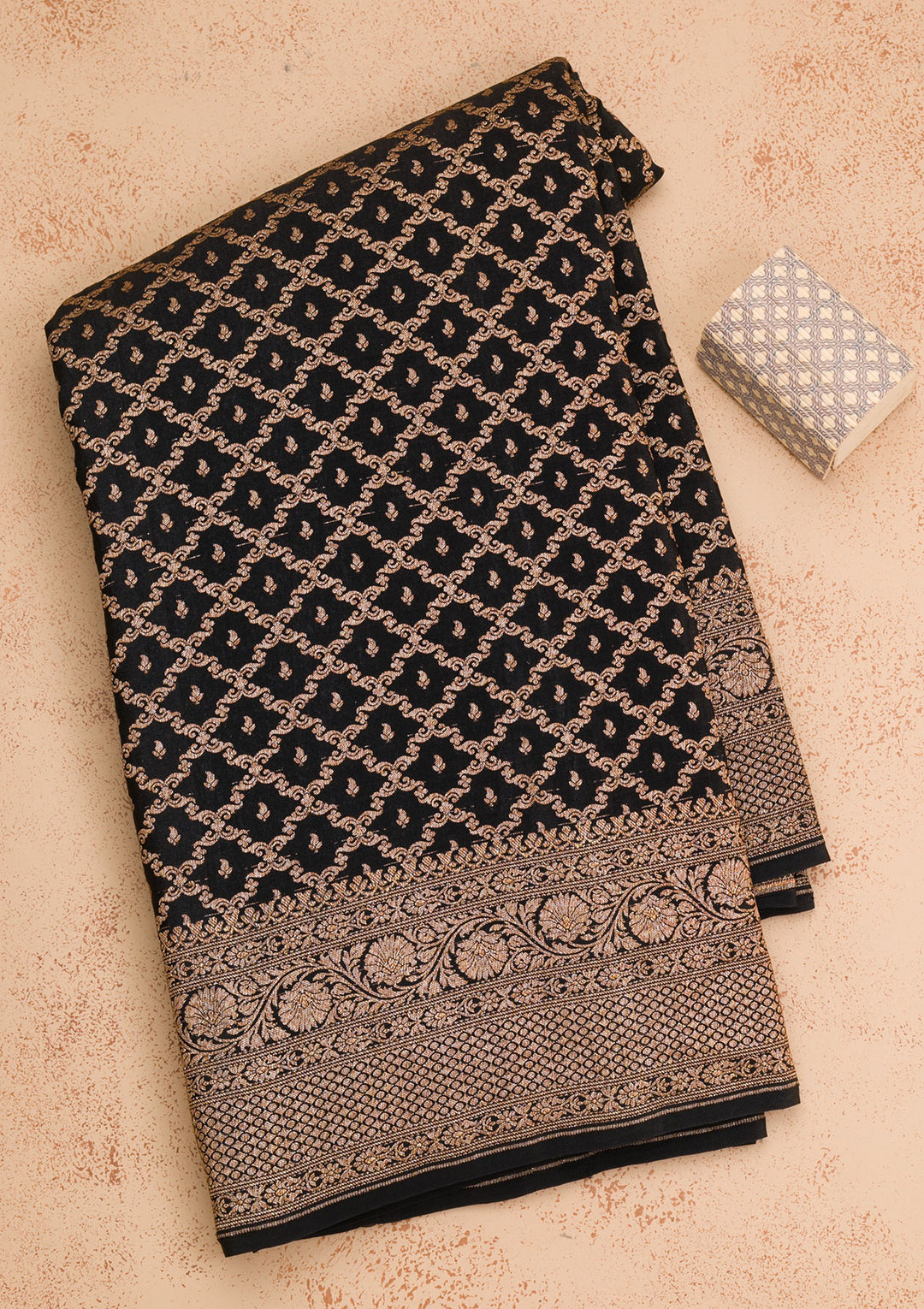 Black Zariwork Pure Silk Saree