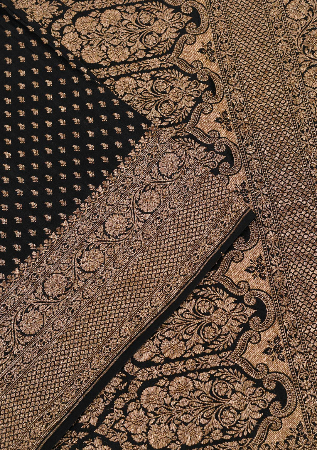 Black Zariwork Pure Silk Saree