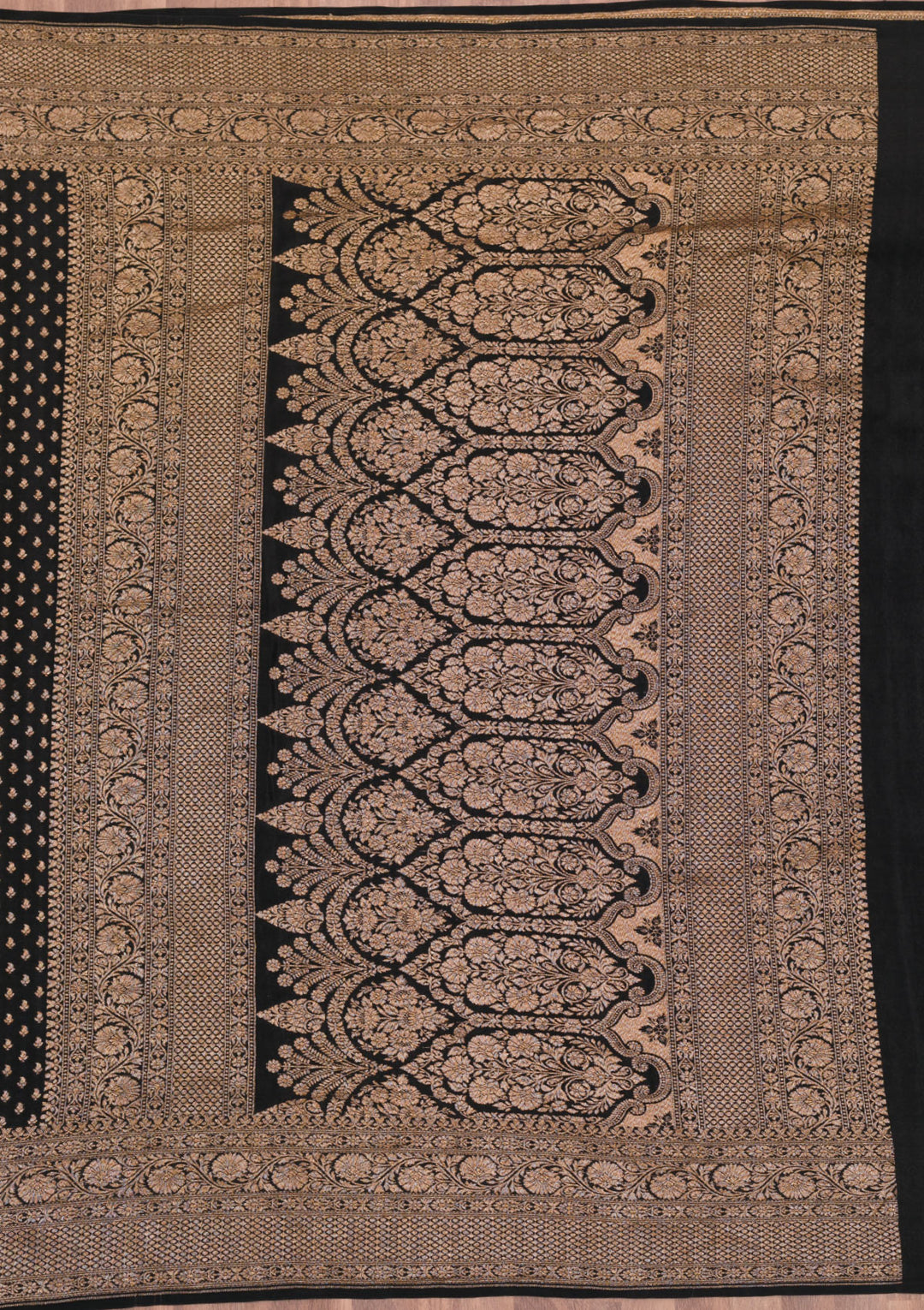 Black Zariwork Pure Silk Saree