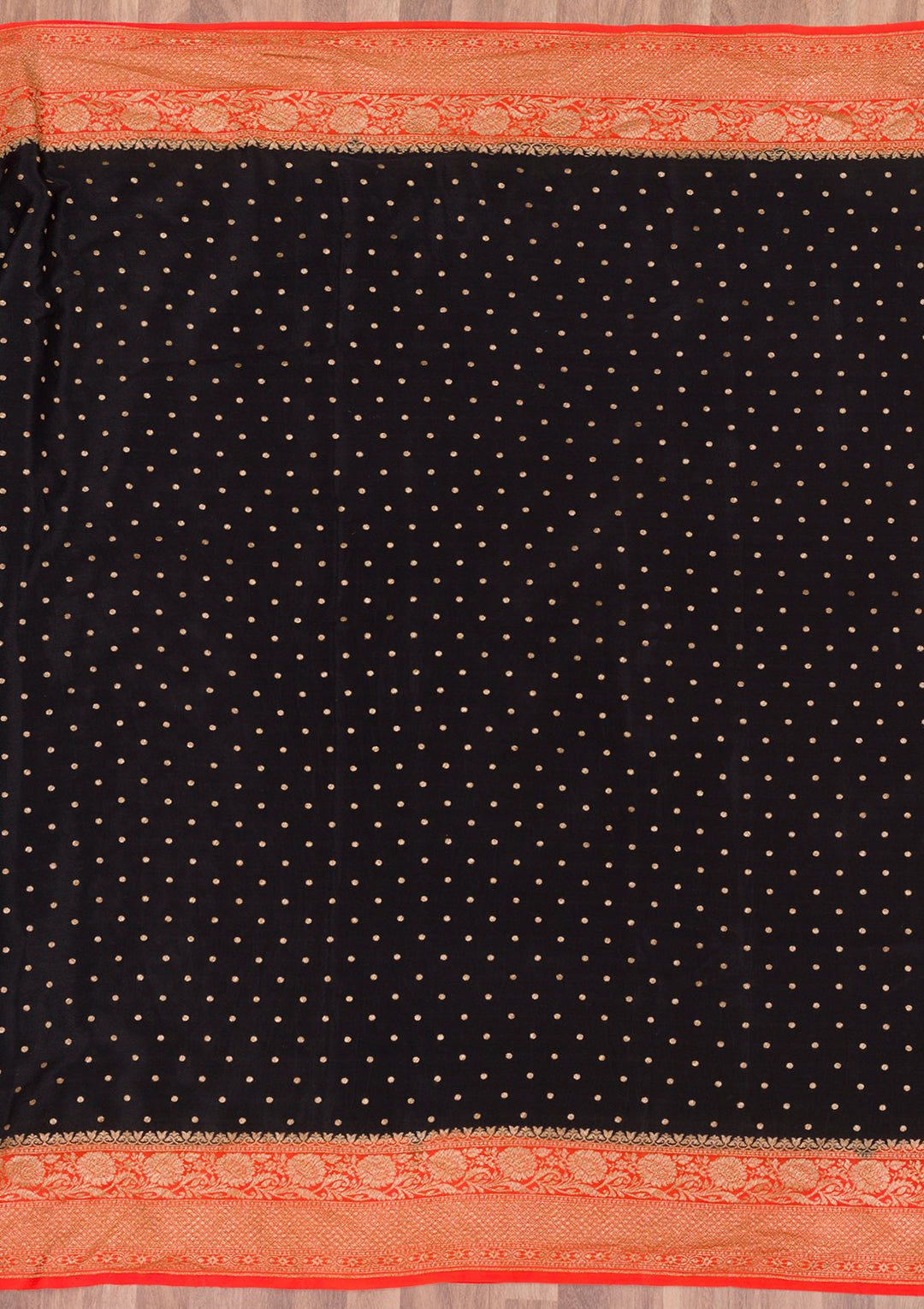 Black Zariwork Pure Silk Saree