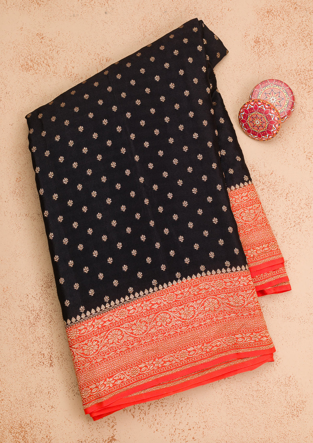 Black Zariwork Pure Silk Saree