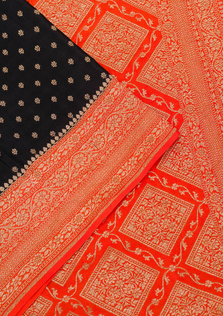 Black Zariwork Pure Silk Saree