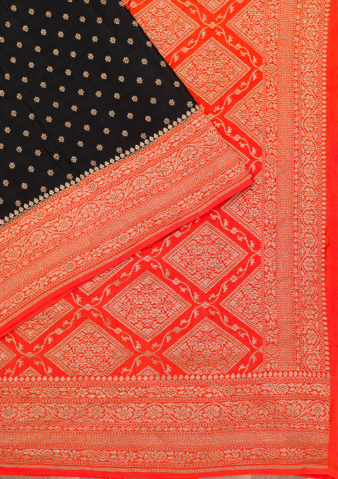 Black Zariwork Pure Silk Saree