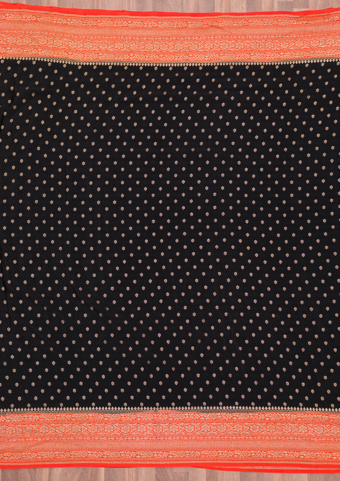 Black Zariwork Pure Silk Saree