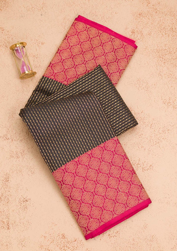 Black Zariwork Pure Silk Saree
