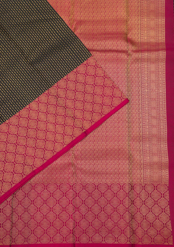 Black Zariwork Pure Silk Saree