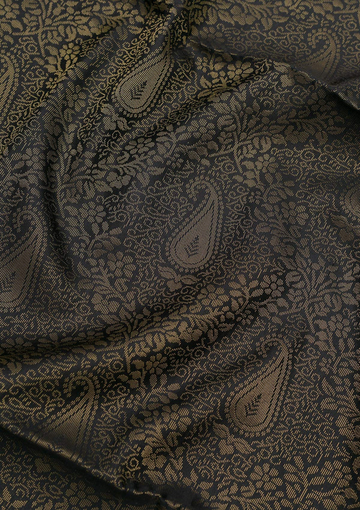 Black Zariwork Pure Silk Saree