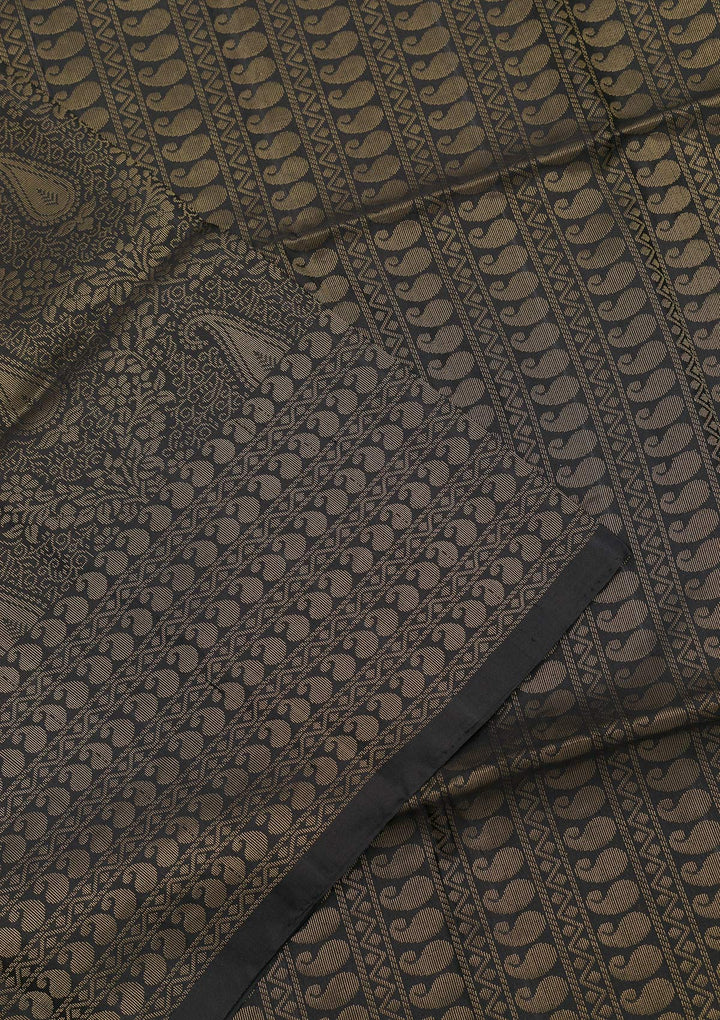 Black Zariwork Pure Silk Saree