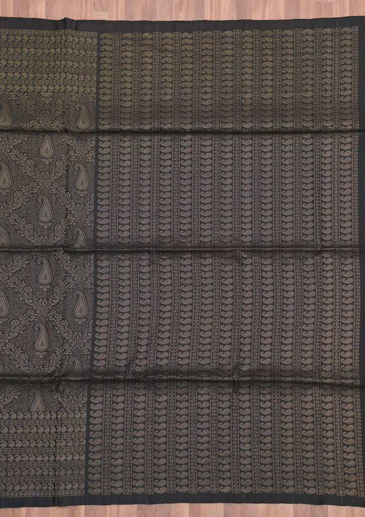 Black Zariwork Pure Silk Saree