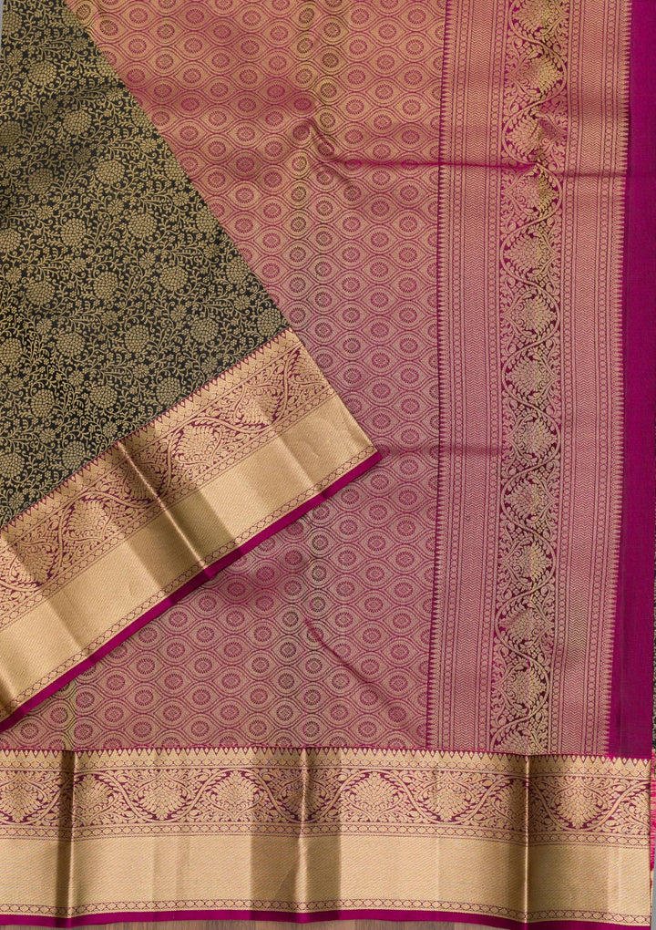 Black Zariwork Pure Silk Saree