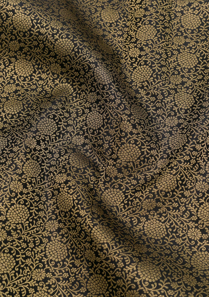 Black Zariwork Pure Silk Saree