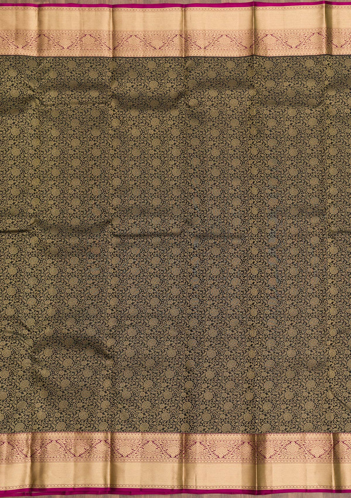 Black Zariwork Pure Silk Saree