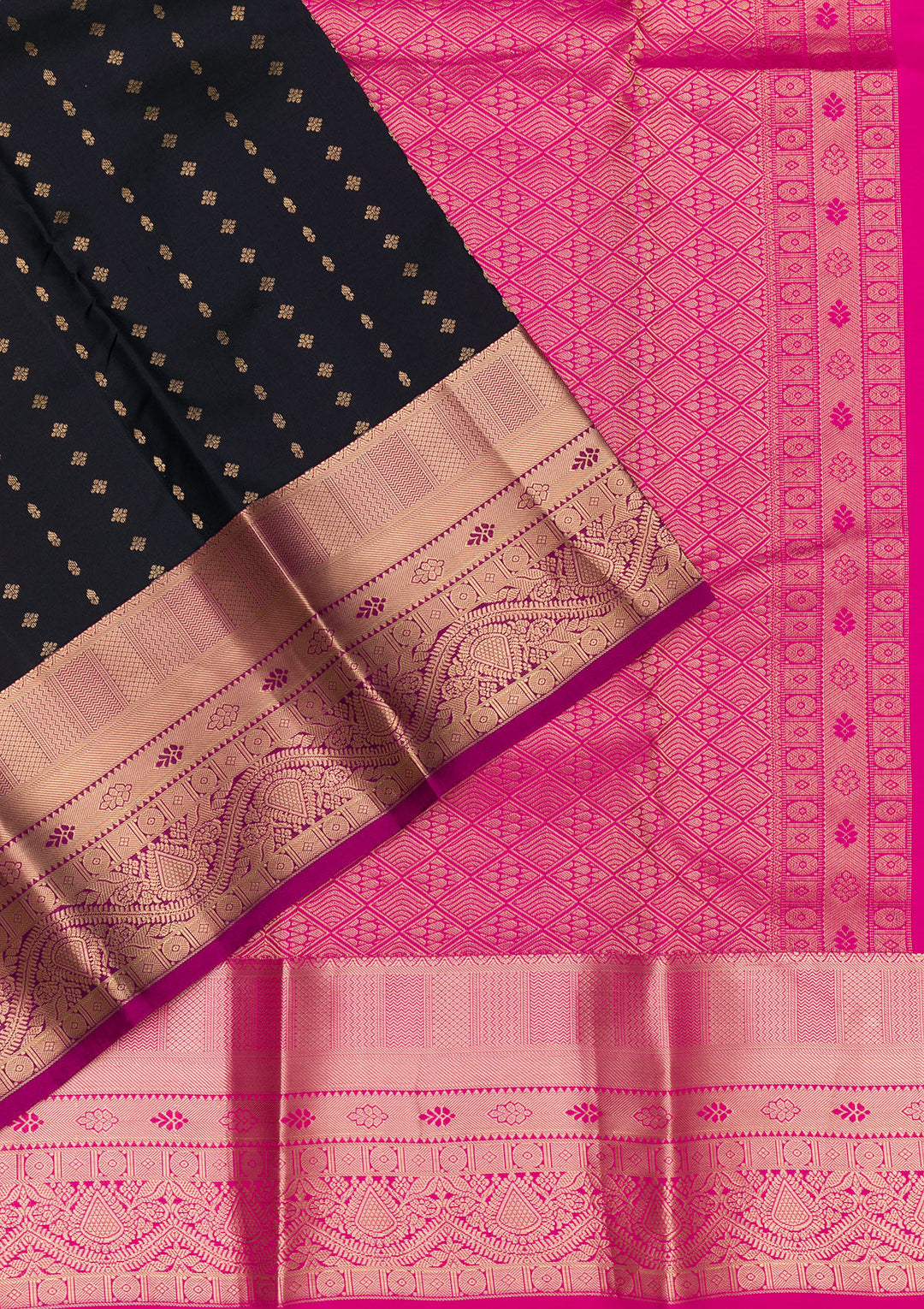 Black Zariwork Pure Silk Saree