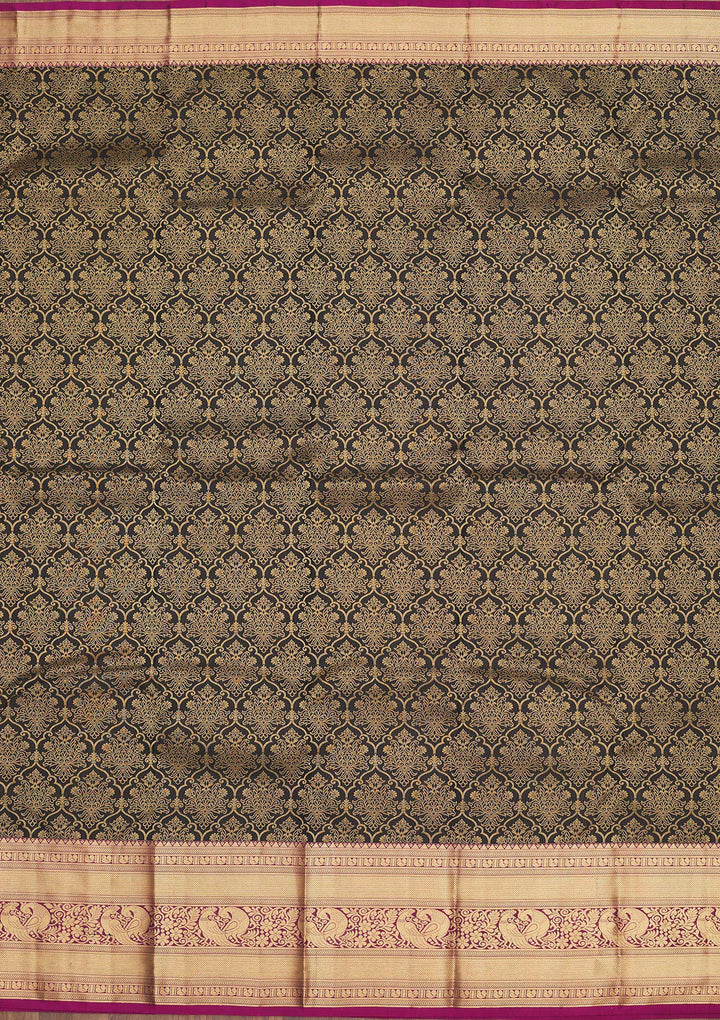 Black Zariwork Pure Silk Saree