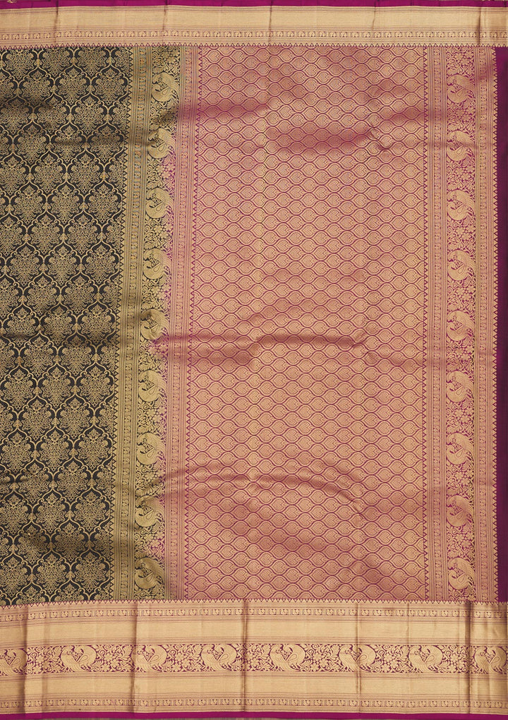 Black Zariwork Pure Silk Saree