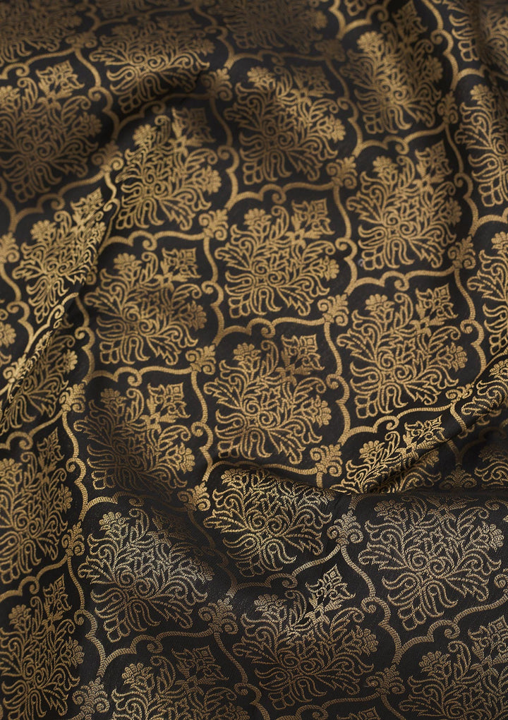 Black Zariwork Pure Silk Saree