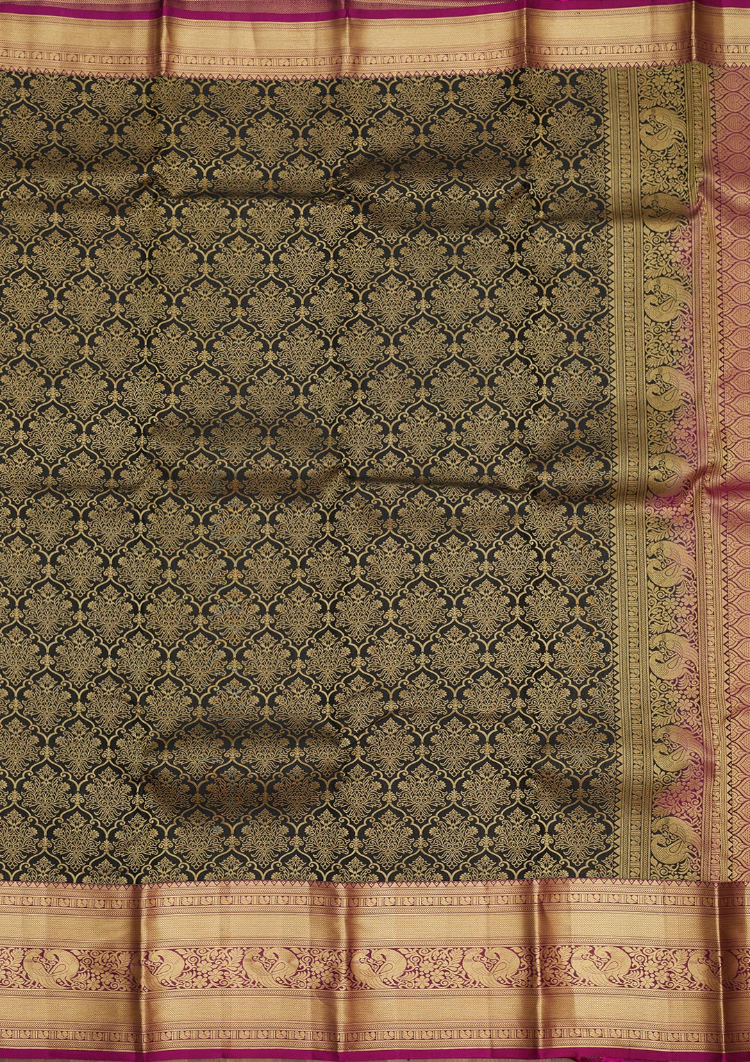 Black Zariwork Pure Silk Saree