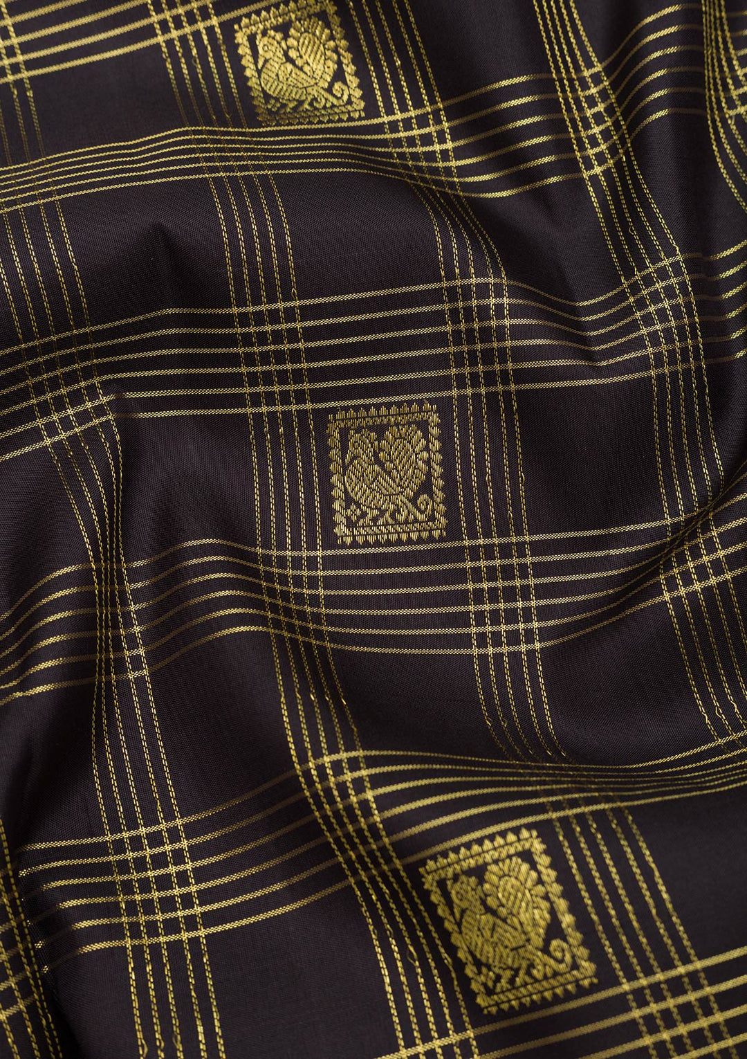 Black Zariwork Kanjivaram Pure Silk Saree