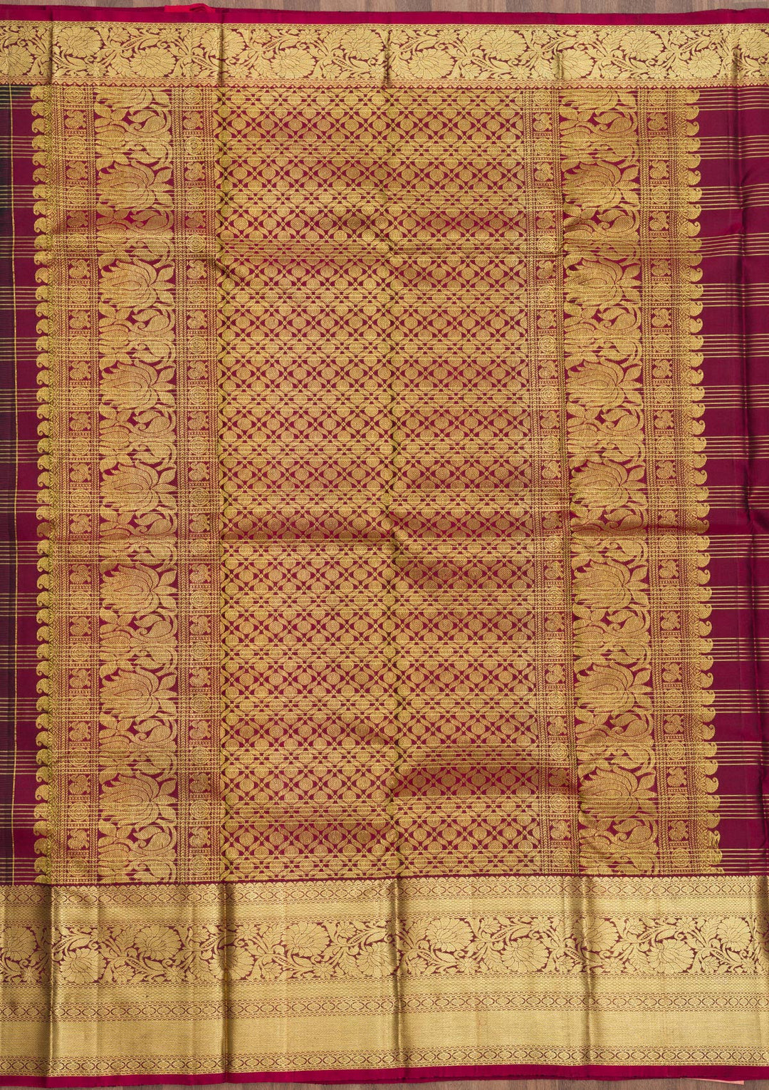 Black Zariwork Kanjivaram Pure Silk Saree