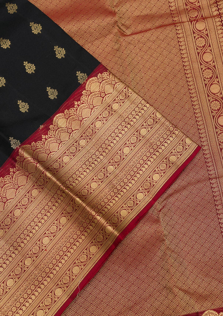 Black Zariwork Pure Silk Saree