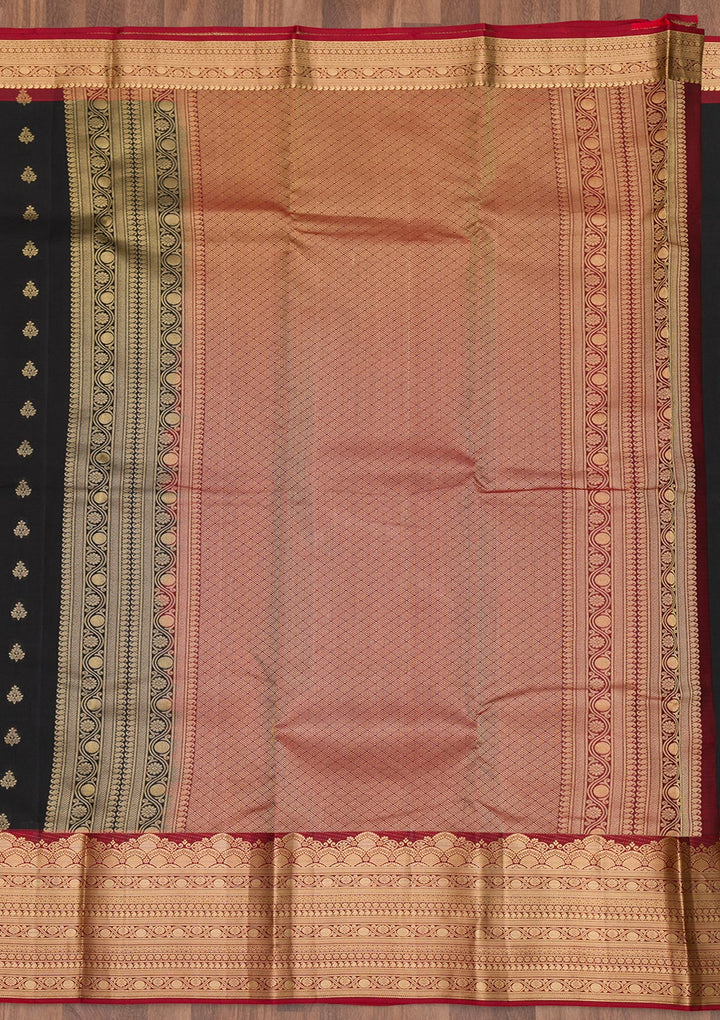 Black Zariwork Pure Silk Saree