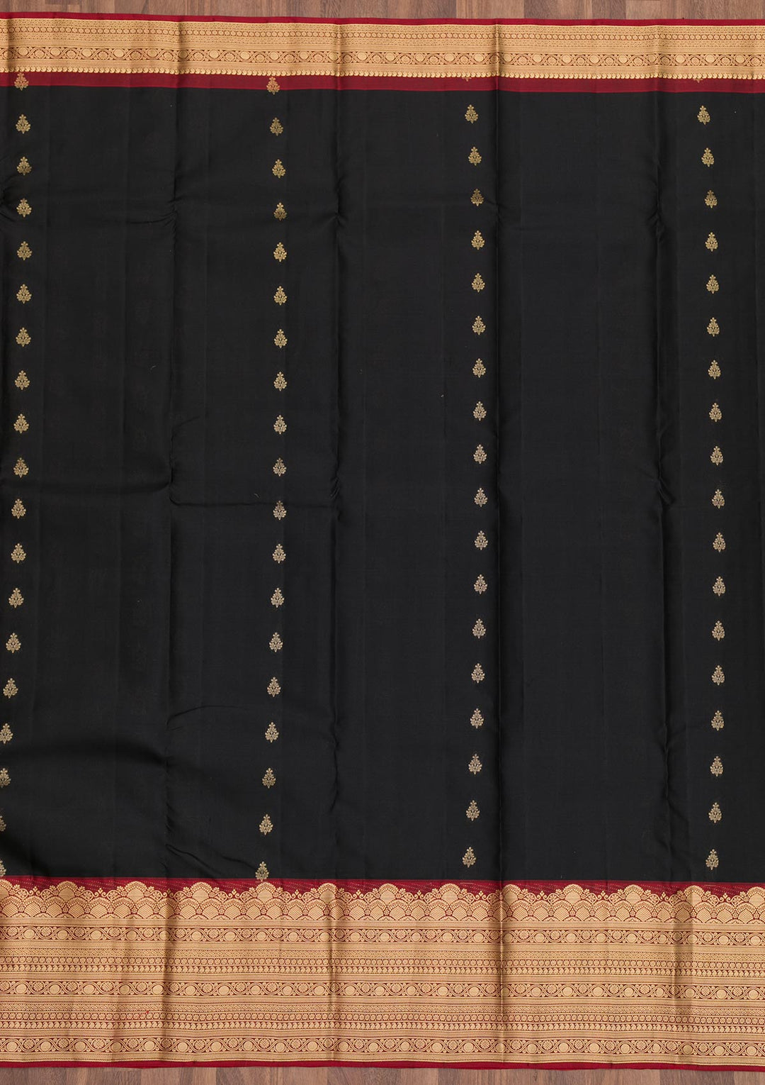 Black Zariwork Pure Silk Saree