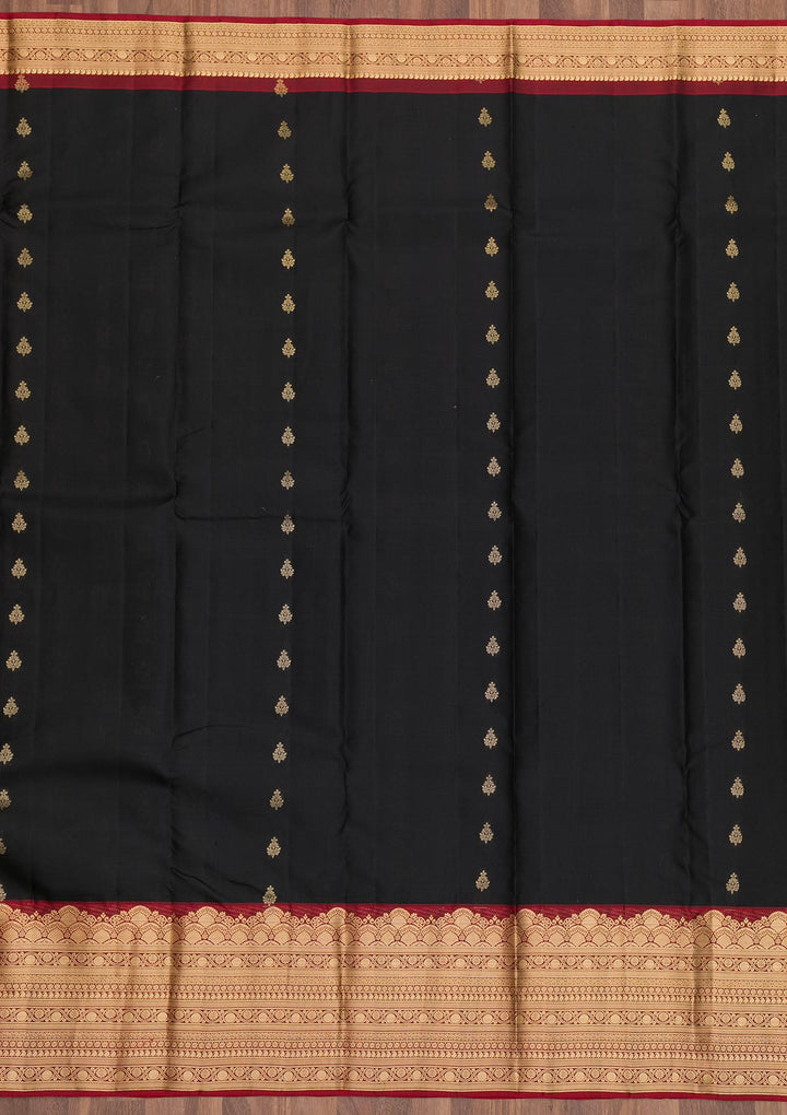 Black Zariwork Pure Silk Saree