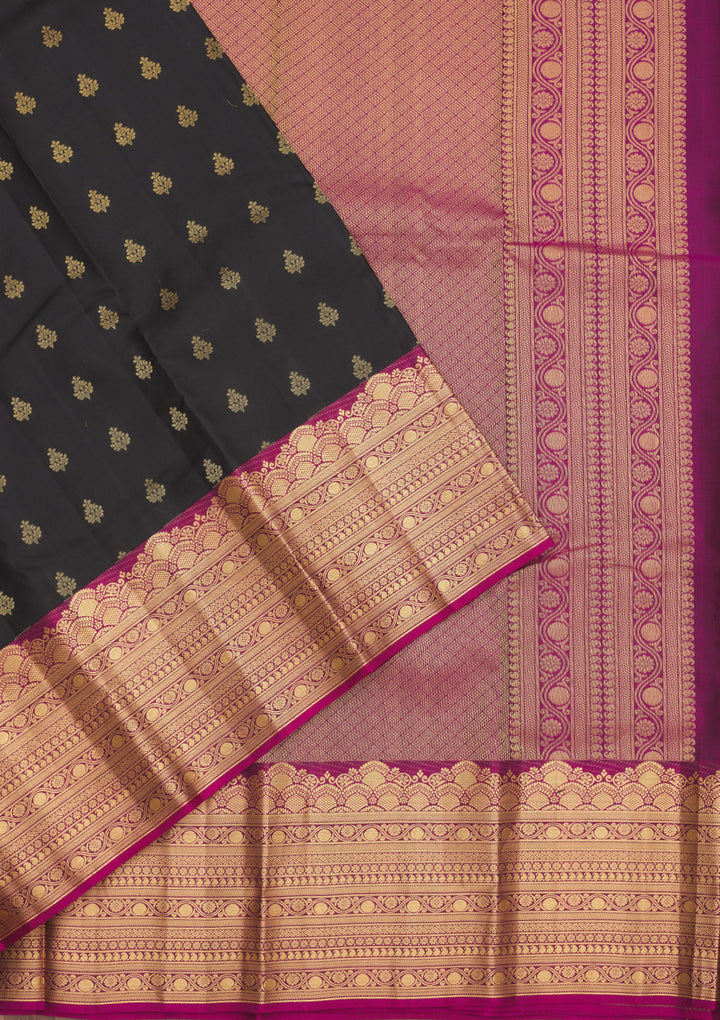Black Zariwork Pure Silk Saree