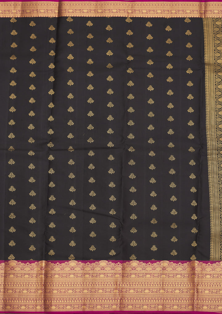 Black Zariwork Pure Silk Saree