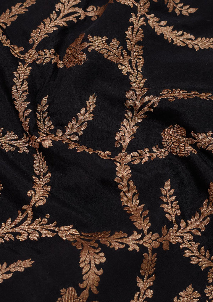 Black Zariwork Pure Silk Saree