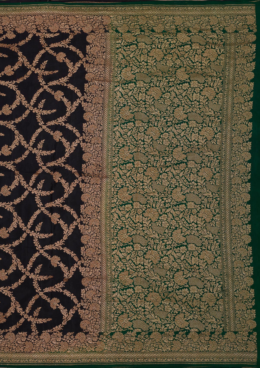 Black Zariwork Pure Silk Saree