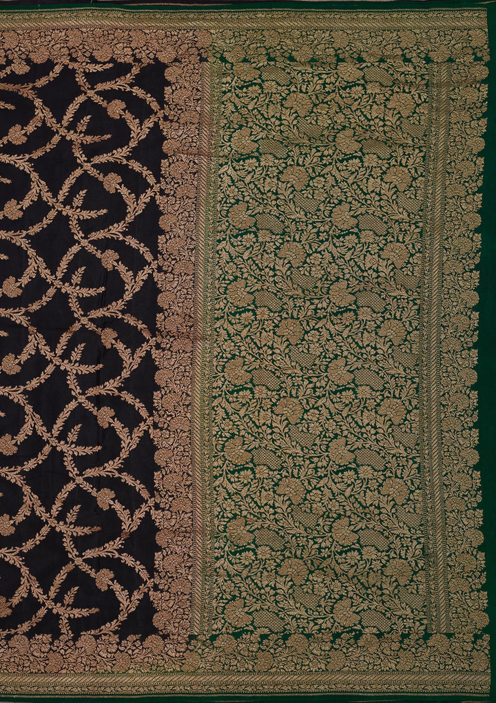 Black Zariwork Pure Silk Saree