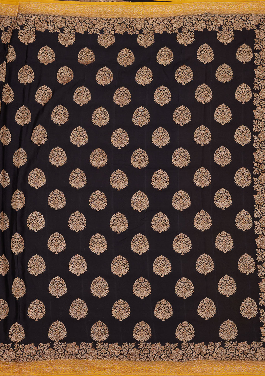 Black Zariwork Pure Silk Saree