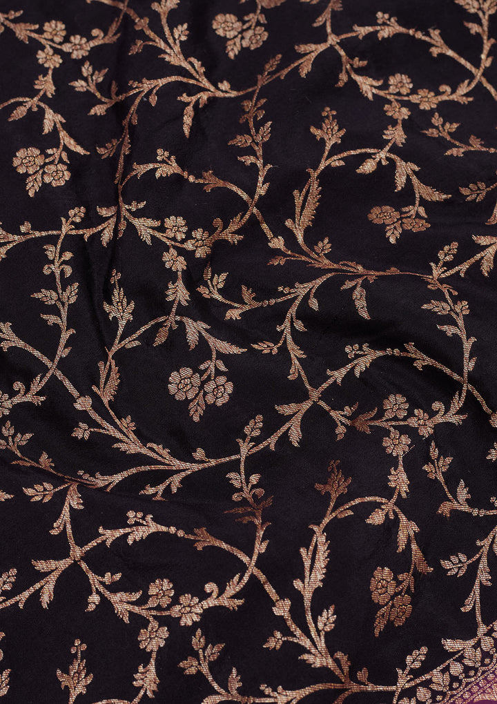 Black Zariwork Pure Silk Saree