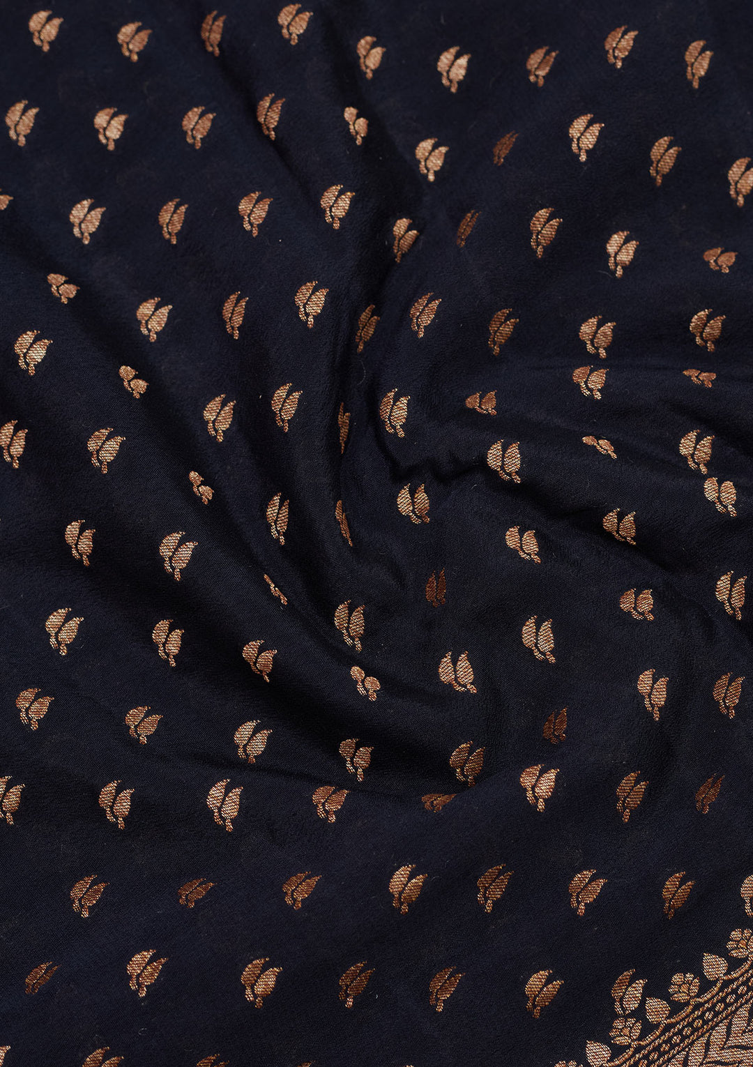 Black Zariwork Pure Silk Saree