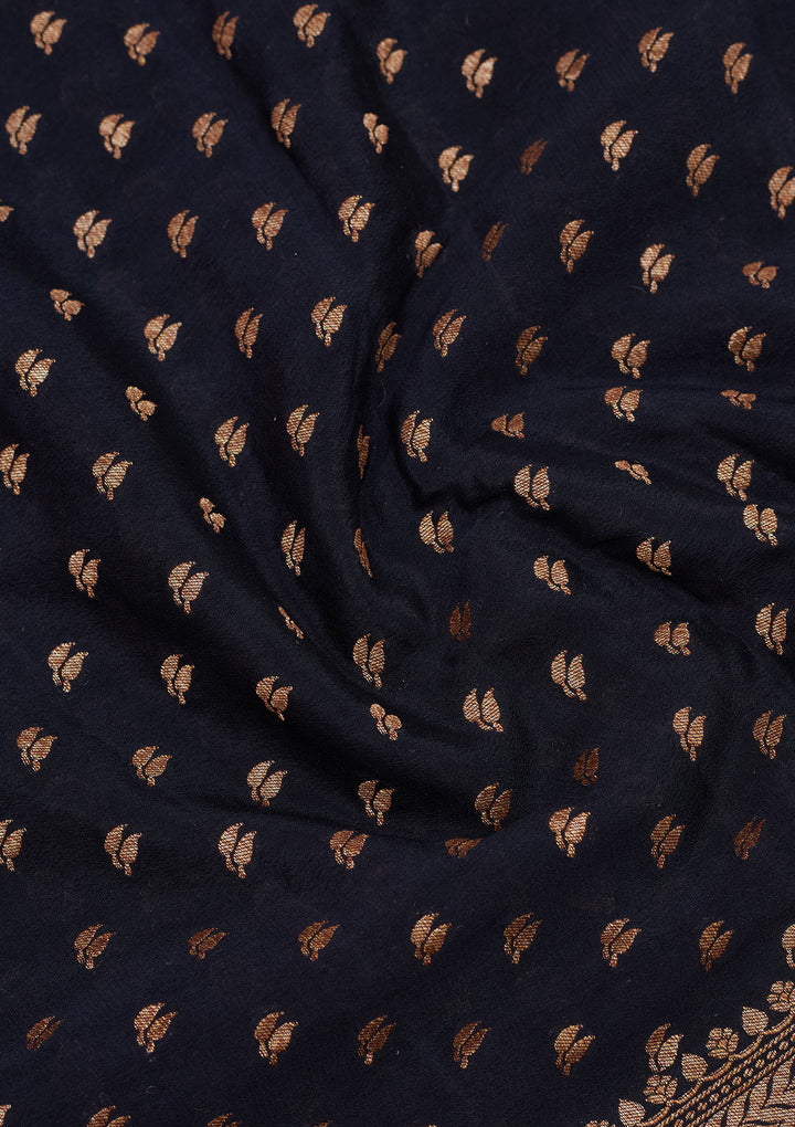 Black Zariwork Pure Silk Saree