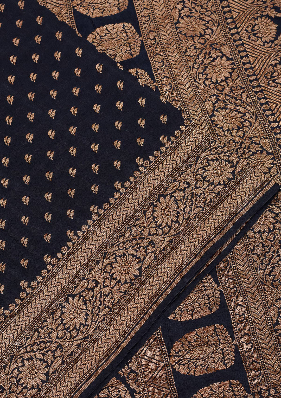 Black Zariwork Pure Silk Saree