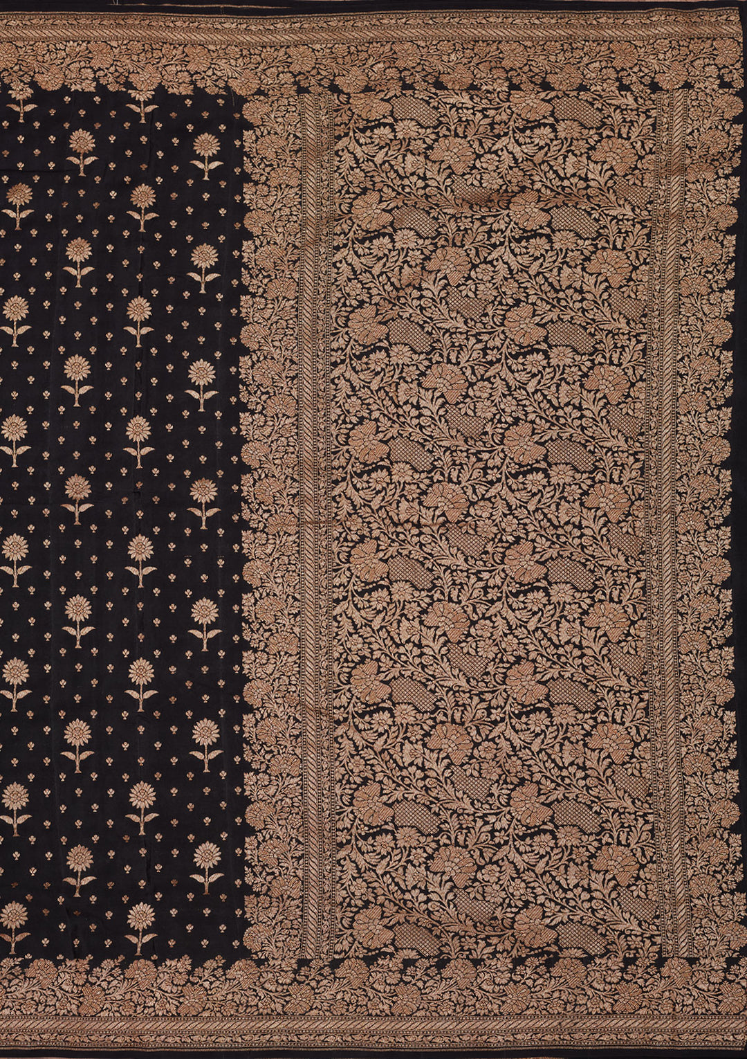 Black Zariwork Pure Silk Saree