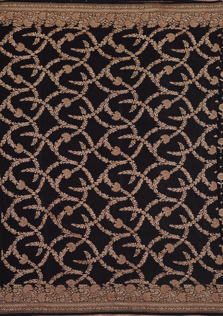 Black Zariwork Pure Silk Saree