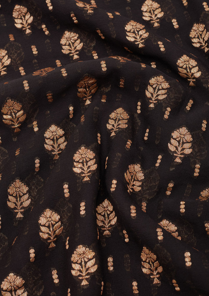 Black Zariwork Pure Silk Saree