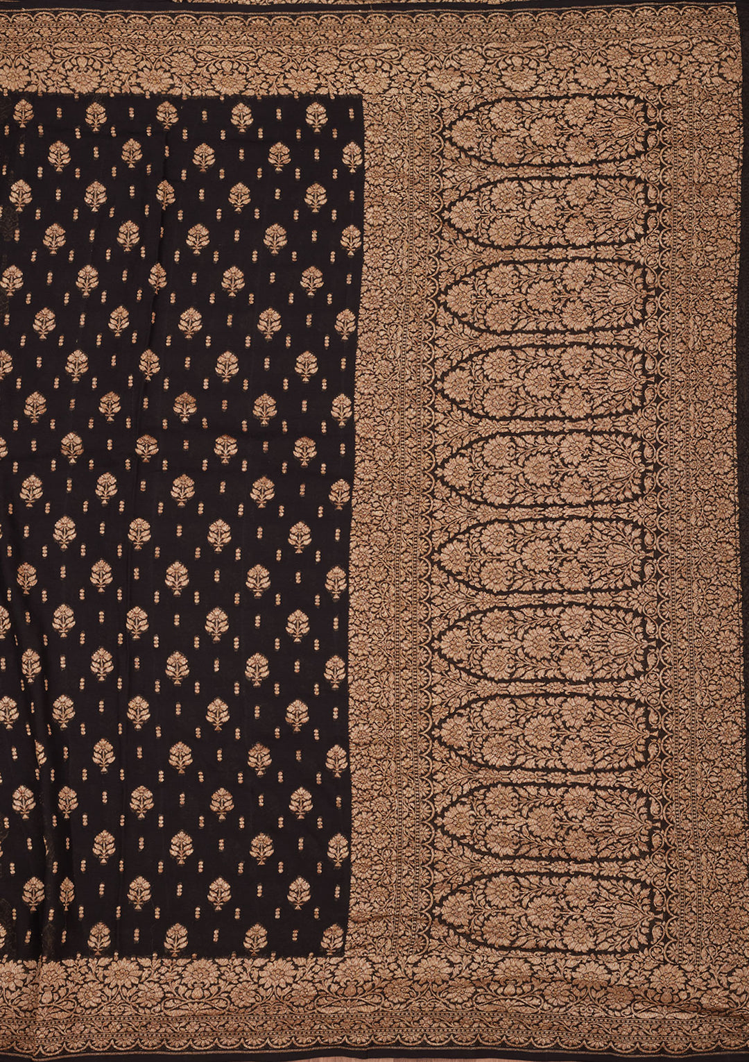 Black Zariwork Pure Silk Saree