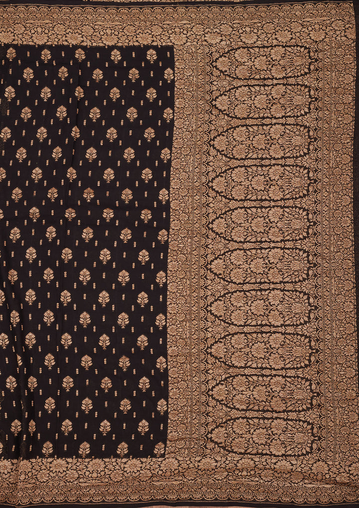 Black Zariwork Pure Silk Saree