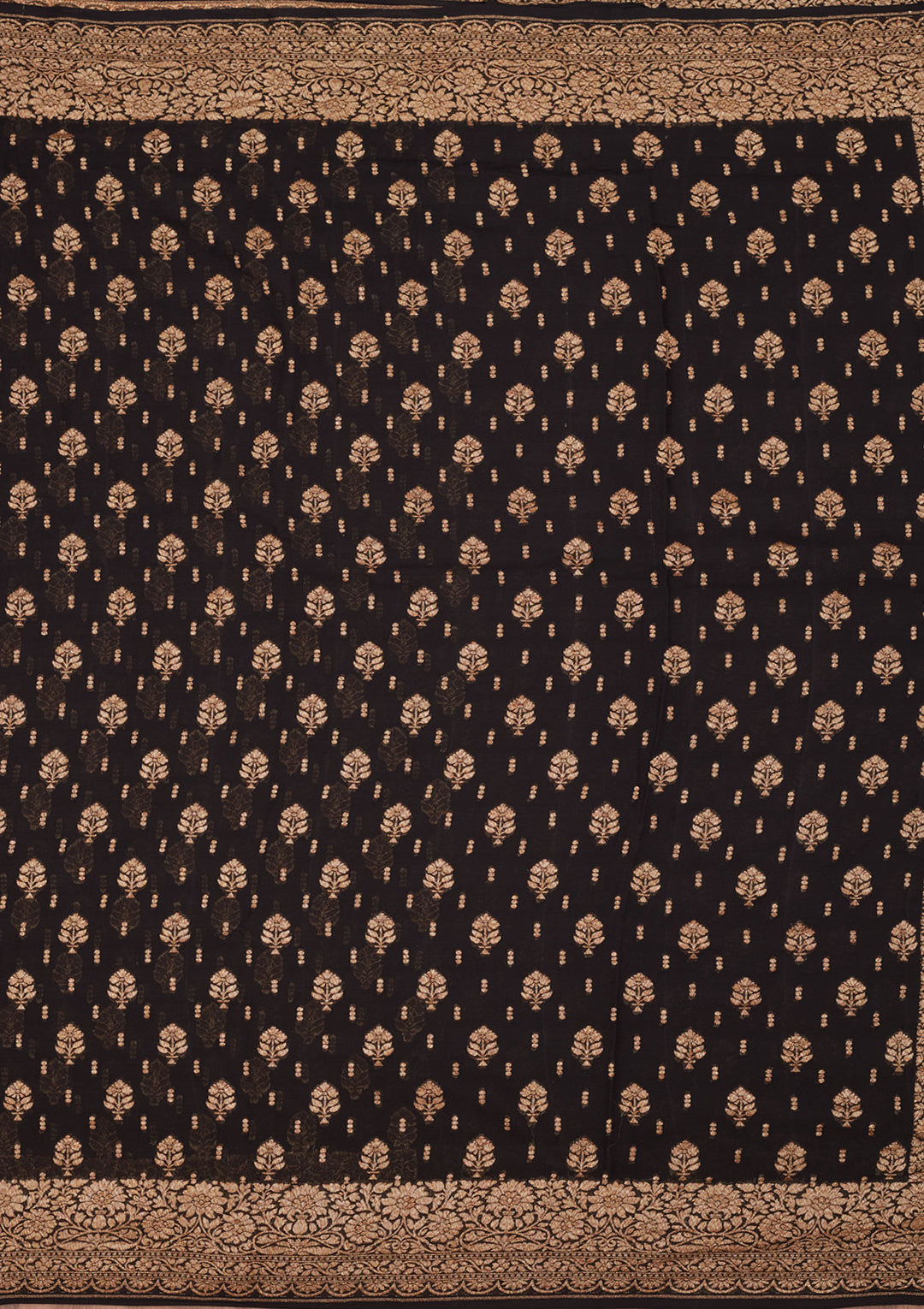 Black Zariwork Pure Silk Saree