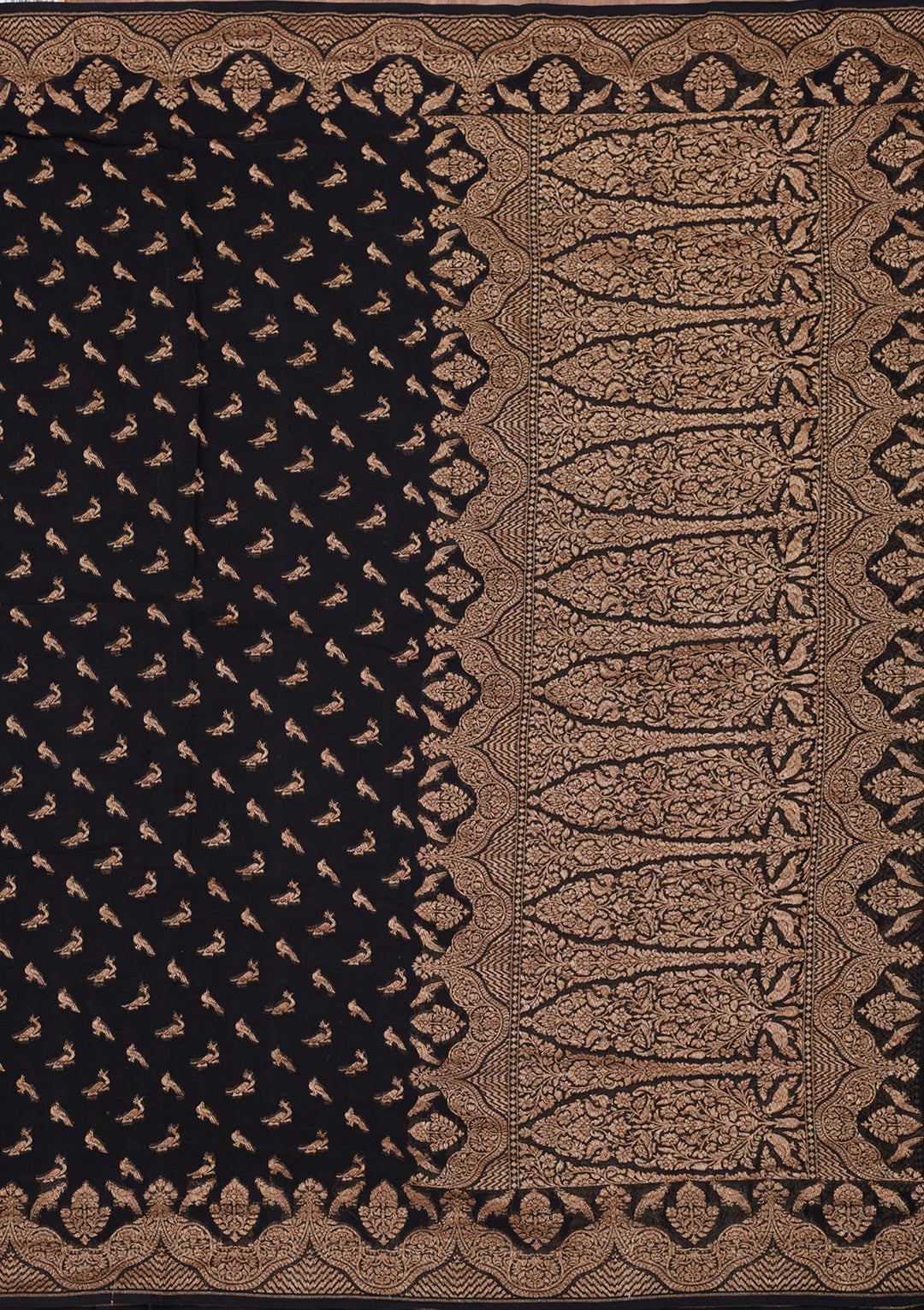 Black Zariwork Pure Silk Saree