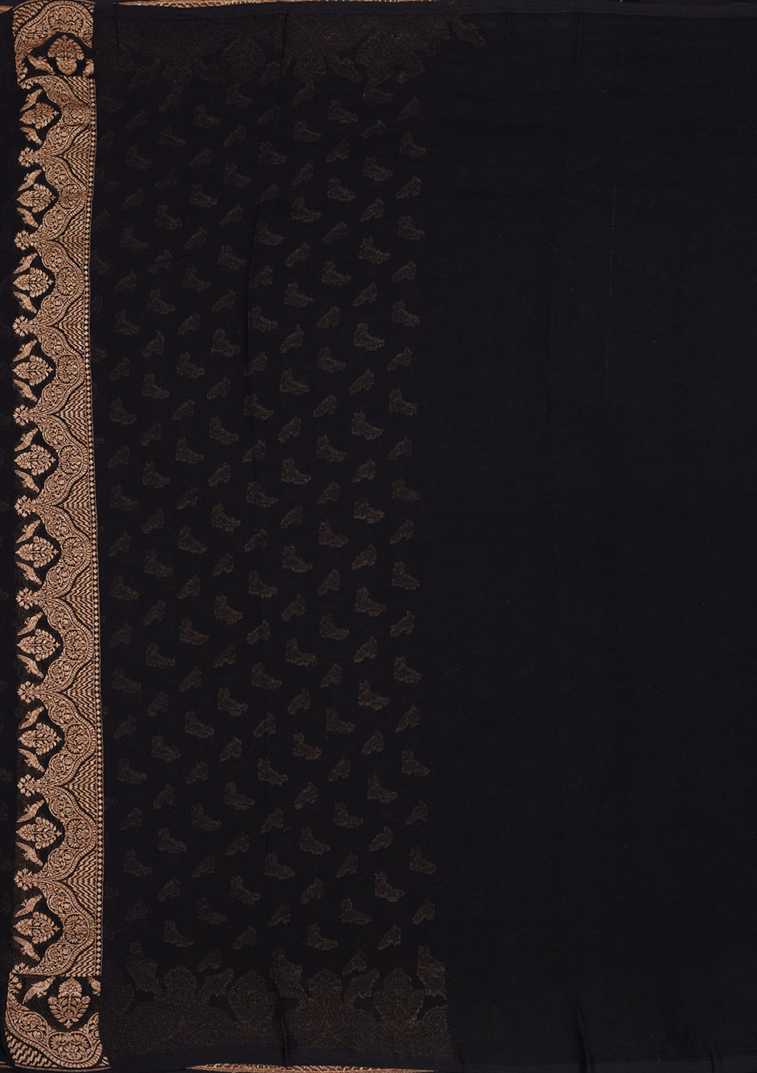 Black Zariwork Pure Silk Saree